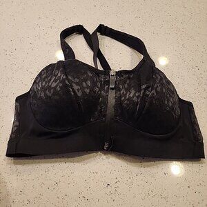 Victorias Secret Incredible Knockout Ultra Max Bra 34C Black Front Closure UW
